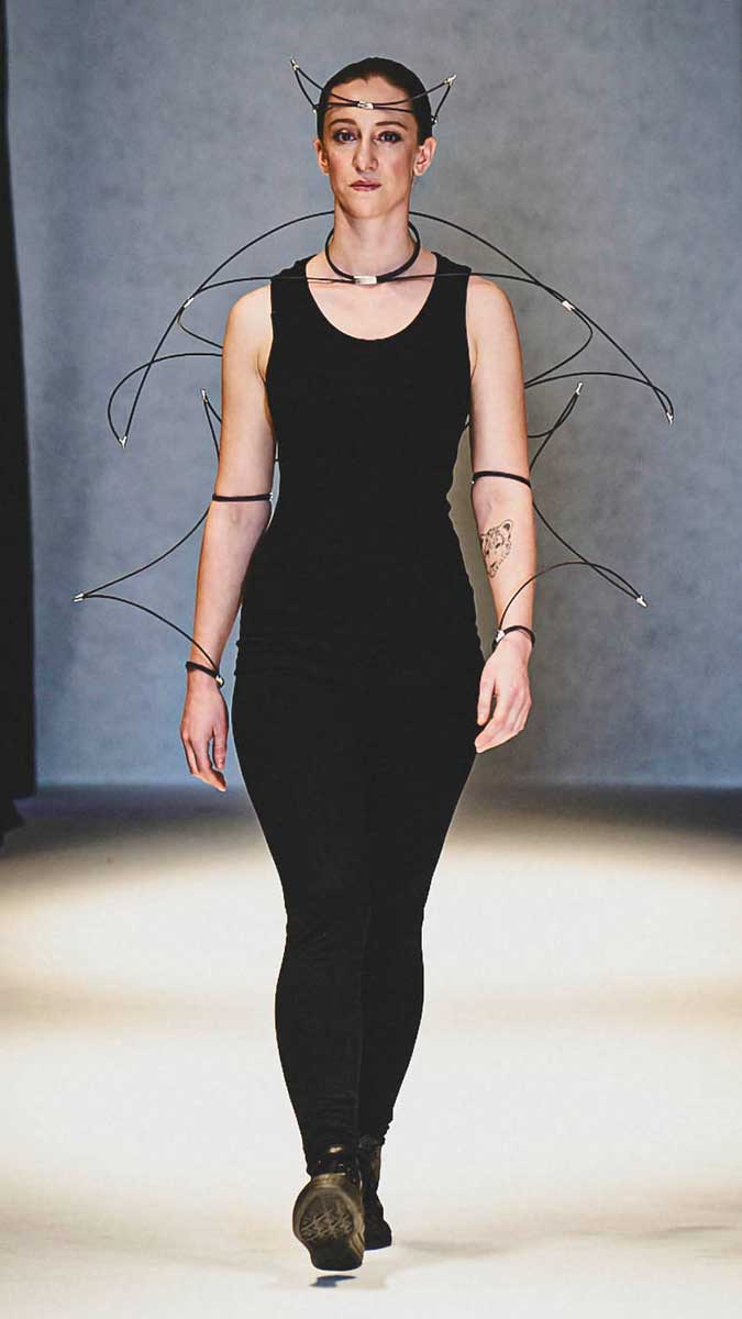 Kamæleon Pålægsgaffel - Zoologisk Sølv - Sterlingsølv af Gitte Bjørn