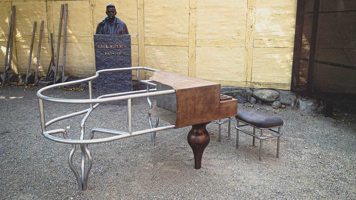 Kamæleon Pålægsgaffel - Zoologisk Sølv - Sterlingsølv af Gitte Bjørn