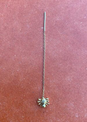 Edderkop Ørehænger i Kæde Gitte Bjørn