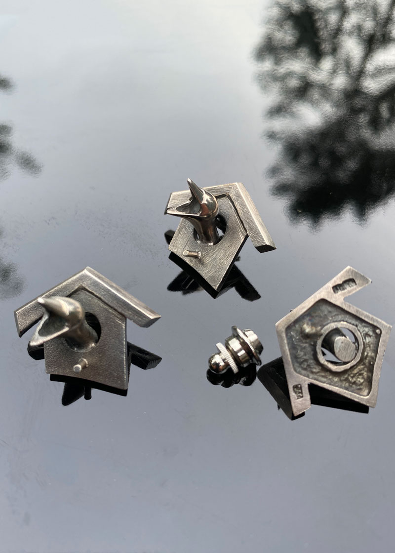 Redekasse Pin - Lille bitte broche Guldsmed Gitte Bjørn